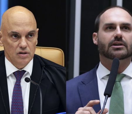 Eduardo articula agora sanções contra Moraes na Europa