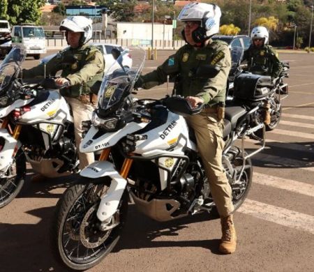Detran de MS cria equipe de patrulheiros motociclistas