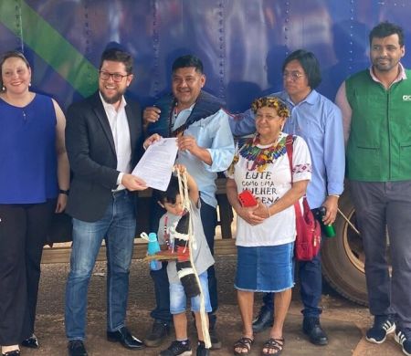 Prefeitura destina área para construção de 91 casas a indígenas  