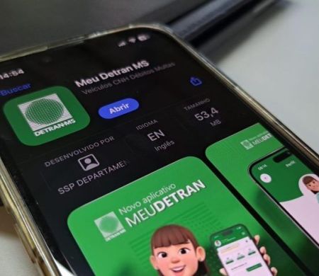 Com 1,5 mil downloads por dia, Detran-MS comemora novo modelo digital