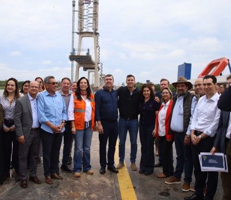 Gerson Claro destaca avanço da Ponte Internacional da Rota Bioceânica