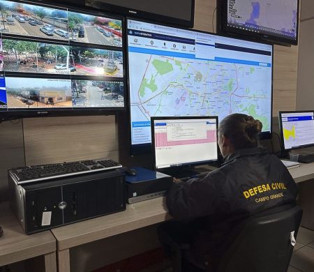 Defesa Civil emite alerta de chuvas intensas para Campo Grande