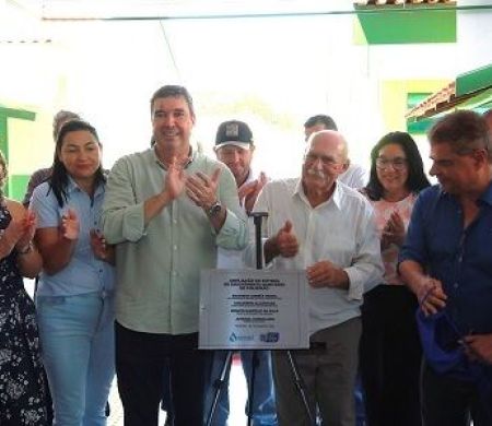 Governo entrega obras de expansão do sistema de esgoto em Figueirão