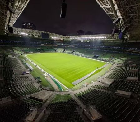 Gramado do Allianz avança e pode ficar pronto para eventual final do Palmeiras