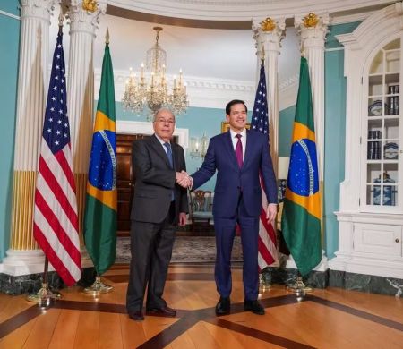 Vieira e Rubio conversam sobre a ida de Lula a Washington